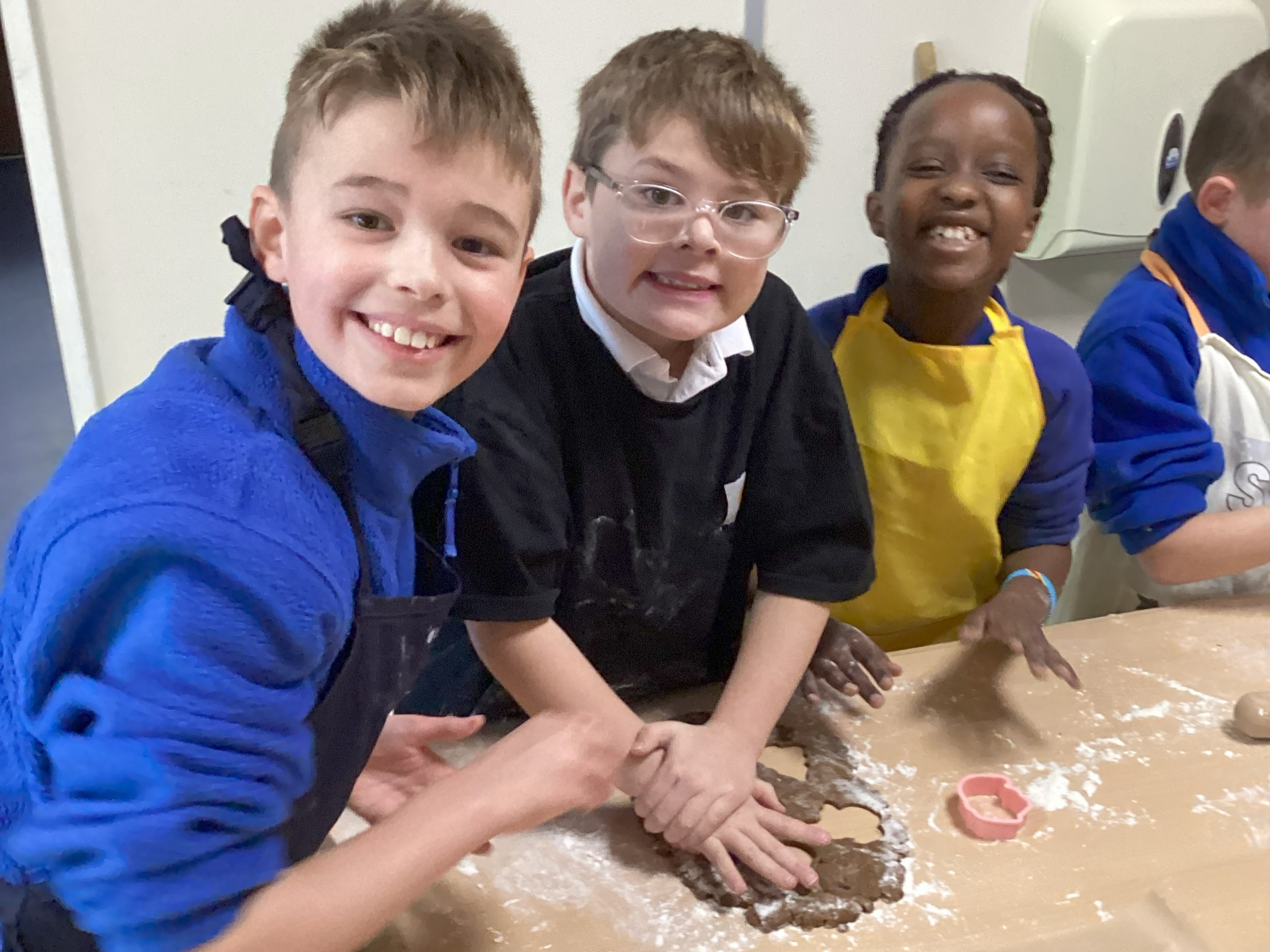 Y4 baking biscuits